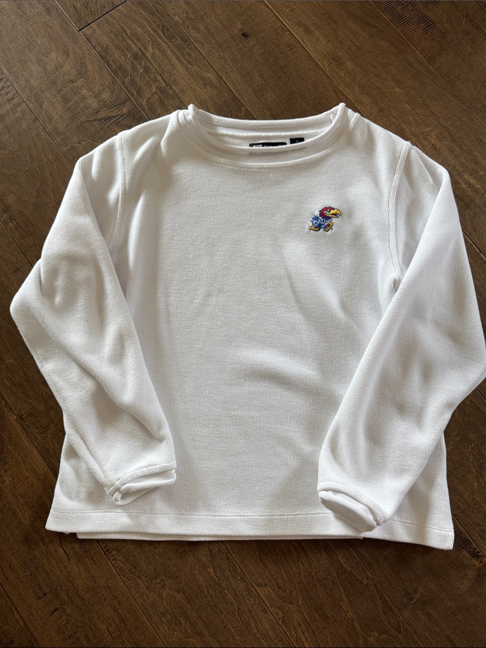 Gear For Sports White Long-Sleeve Top with Embroidered Mascot